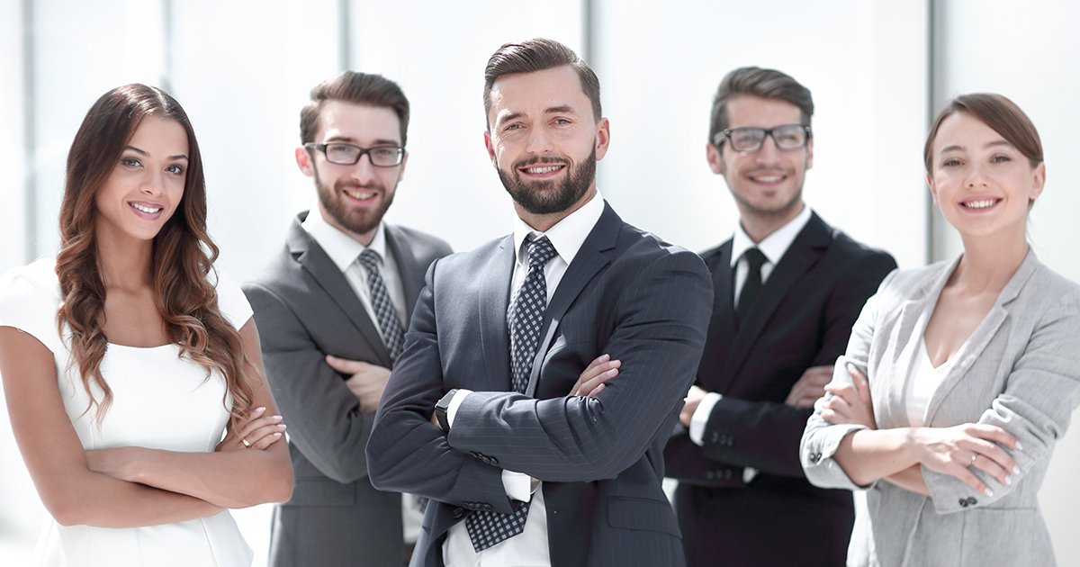 Red Learning Dubai graphic displays a briefcase with a checkmark on it, symbolizing the career advancement opportunities offered by management certifications, surrounded by icons representing leadership, communication, and strategic thinking - key skills for managers.