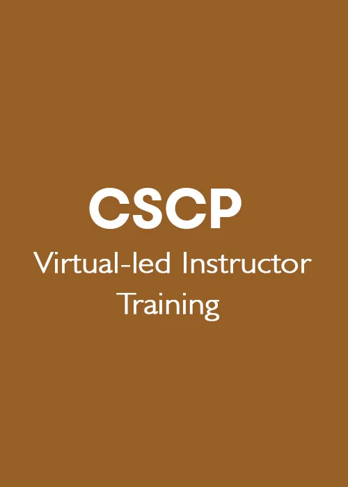 CSCP Virtual-led Instructor Training